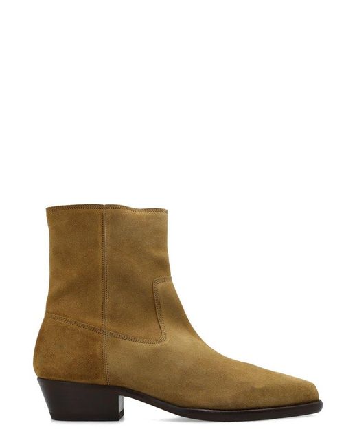 Isabel Marant Brown Delix Zip-up Boots for men