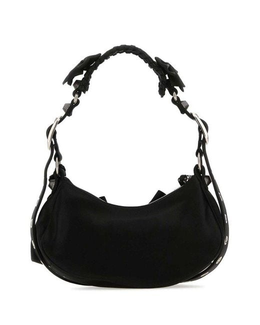Balenciaga Black Satin Le Cagole Xs Shoulder Bag