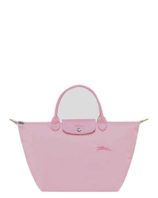 Longchamp Pink Le Pliage Medium Tote Bag