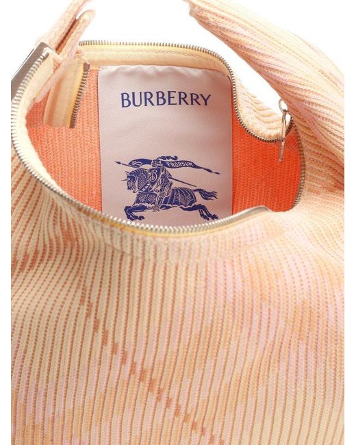 Burberry Natural Peg Duffle Medium Tote Bag