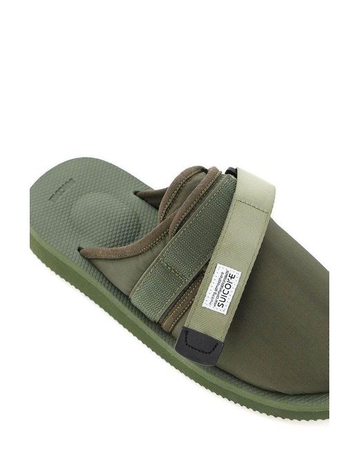 Suicoke Green Zavo-Cab Slip-On Slippers for men