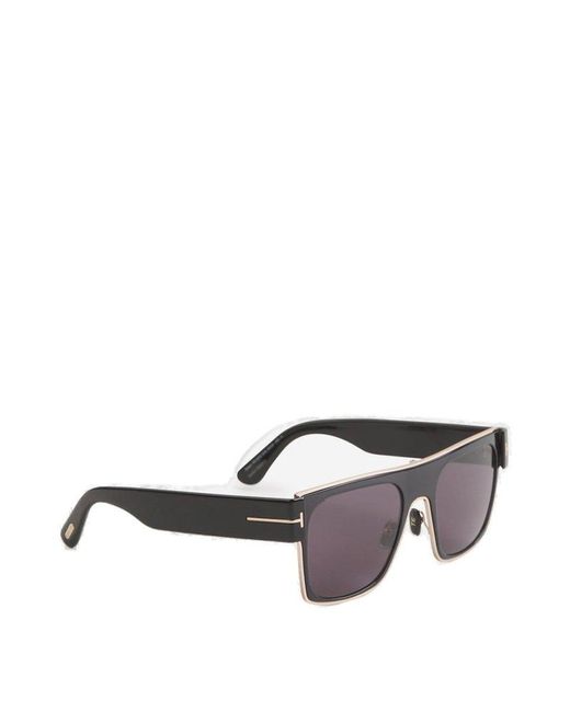 Tom Ford Gray Rectangular Frame Sunglasses for men