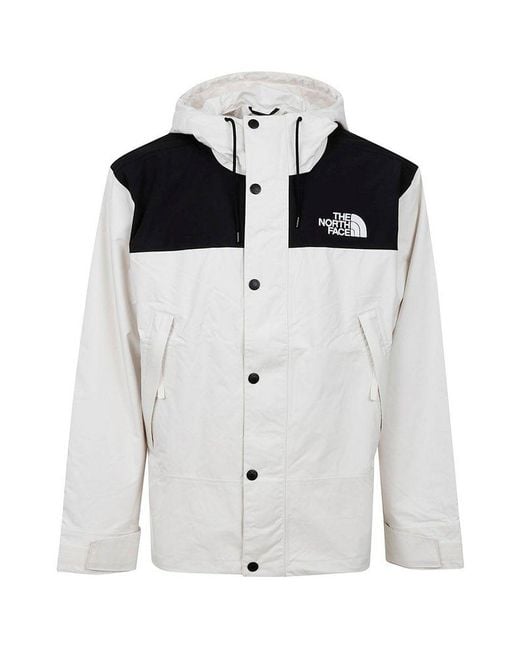 The North Face Black Reign On Hooded Rain Jacket for men