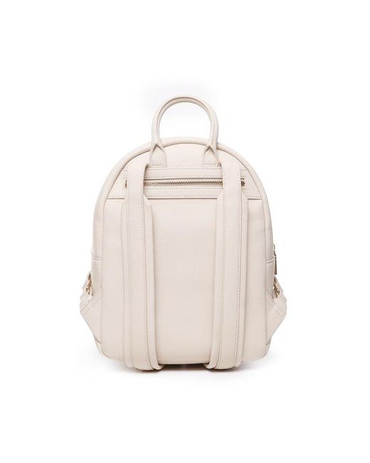 Love Moschino White Backpack With Logo