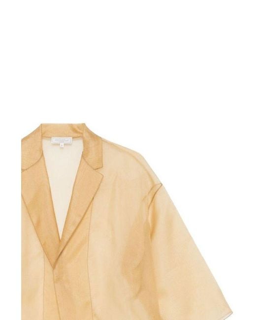 Antonelli Natural Sheer Blazer Jacket