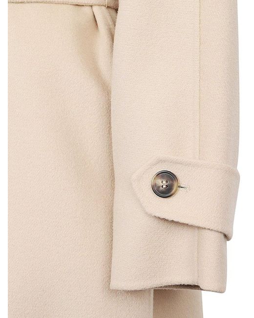 Weekend by Maxmara Natural Double-breasted Belted Coat
