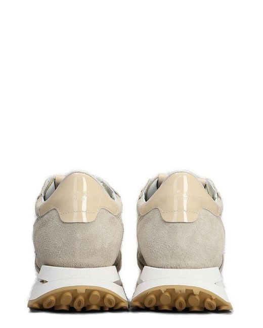 Philippe Model White Tropez Haute Lace-Up Sneakers
