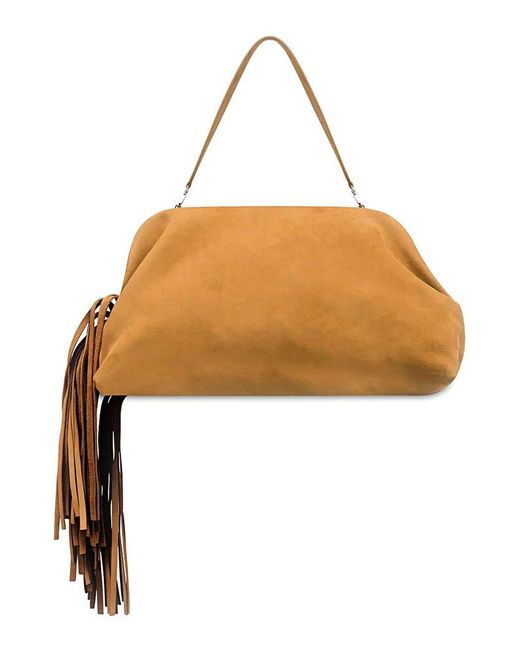 Philosophy Di Lorenzo Serafini Brown Fringe Clutch