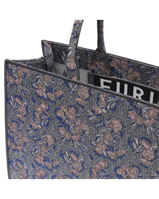 Furla Gray Opportunity Shopping Bag