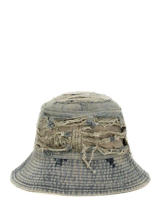 Rick Owens Green 'Gilligan' Bucket Hat for men