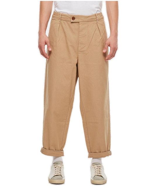 Barbour Natural Cropped Chino Pants for men
