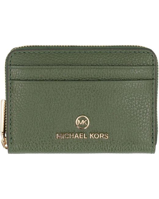 MICHAEL Michael Kors Green Jet Set Small Wallet