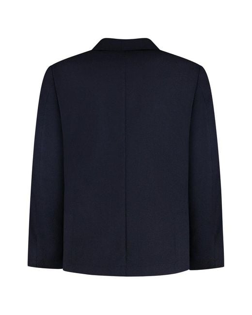 Boss Blue Hanry Double-Breasted Two-Piece Suit for men