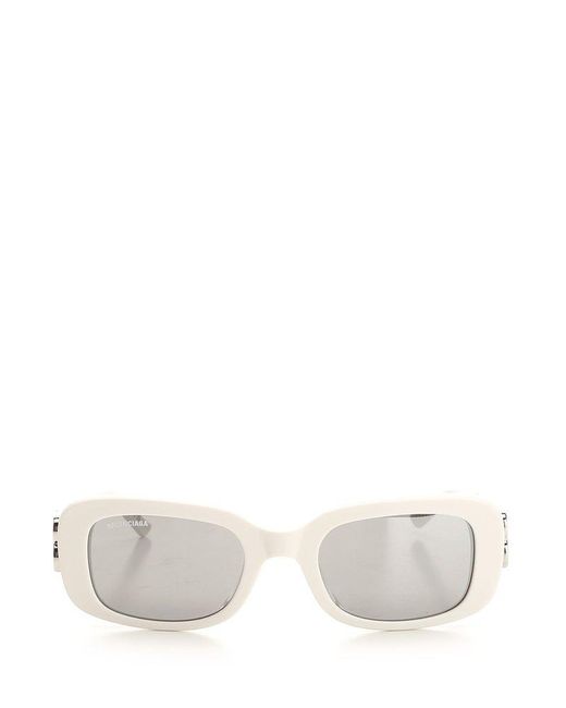 Balenciaga Dynasty Dframe Sunglasses in White Lyst