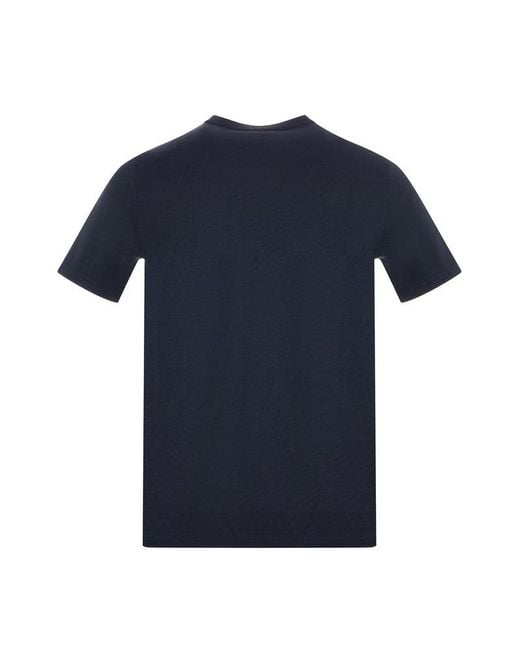 K-Way Blue Odom Crewneck T-Shirt for men