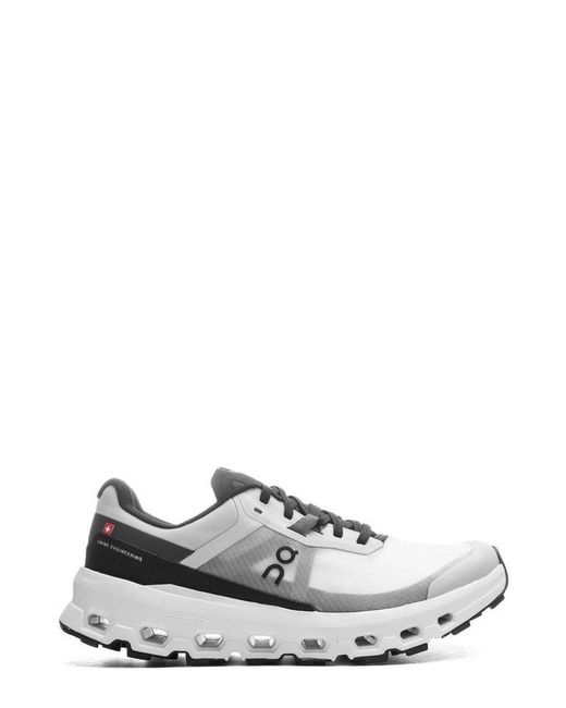 On Shoes White Cloudvista 2 Lace-Up Sneakers