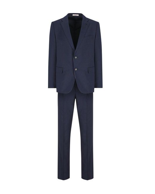 Valentino Blue Two-piece Single-breasted Suit for men