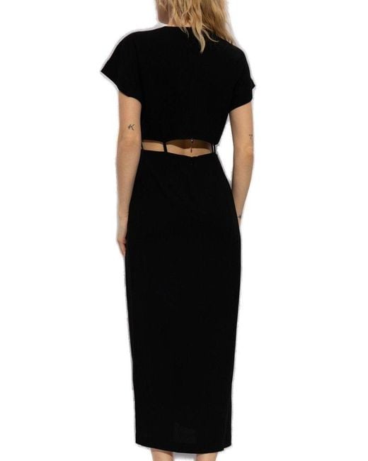 IRO Black 'evana' Dress With Cut-outs,