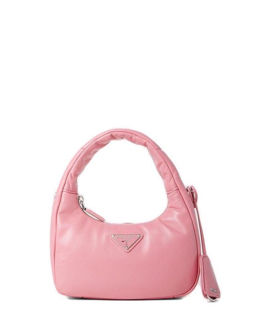 Prada Pink Padded Zipped Handbag