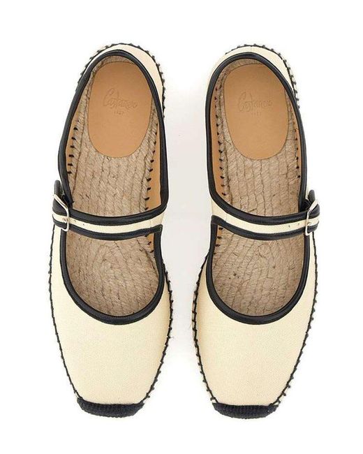 Castaner Natural Padua Mary Jane Flat Espadrilles