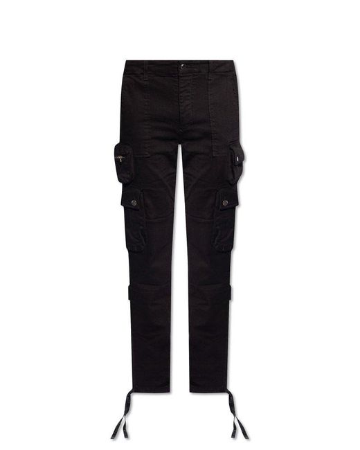 Amiri Black Tactical Cargo Jeans for men