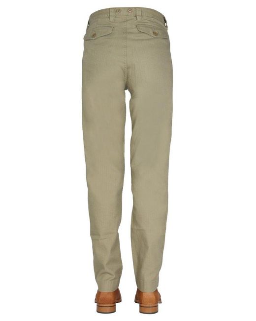 Nigel Cabourn Green Regular Fit Trousers for men