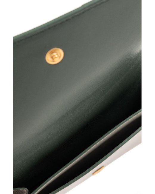 Bottega Veneta Gray Leather Card Holder,