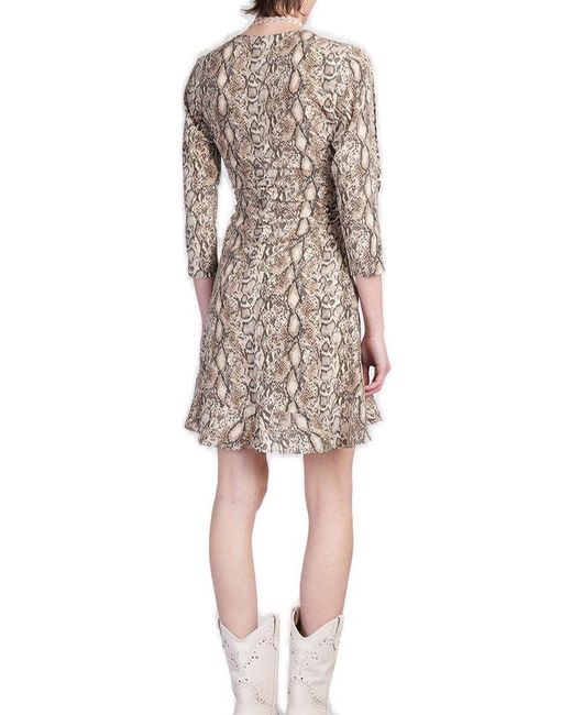 Isabel Marant Natural Octavia Mini Dress