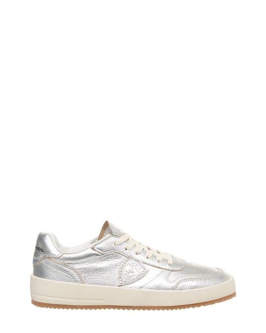 Philippe Model White Nice Low-Top Sneakers