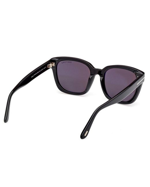 Tom Ford Brown Haylay Square Frame Sunglasses