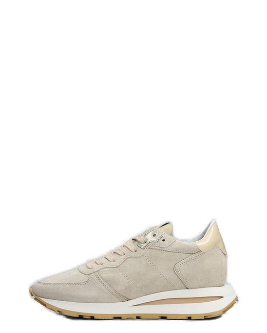 Philippe Model White Tropez Haute Lace-Up Sneakers