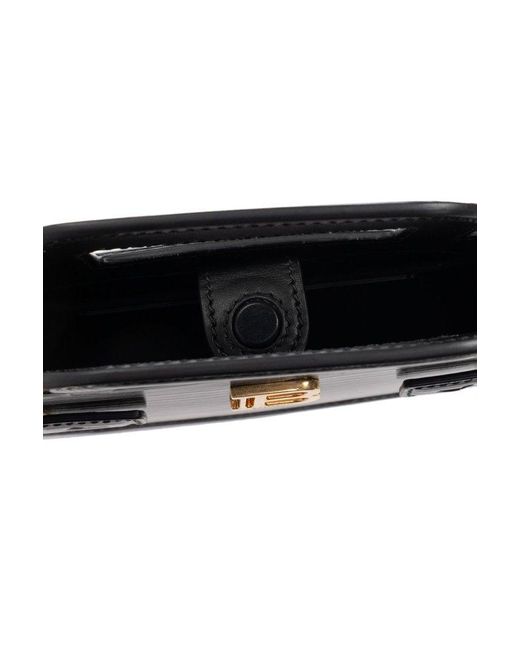 Balmain Black B Buzz Chain Linked Small Crossbody Bag