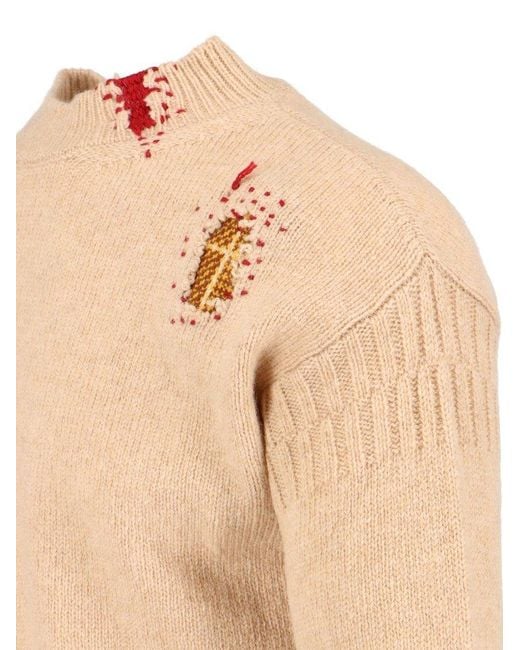 Marni Natural Wool Sweater for men