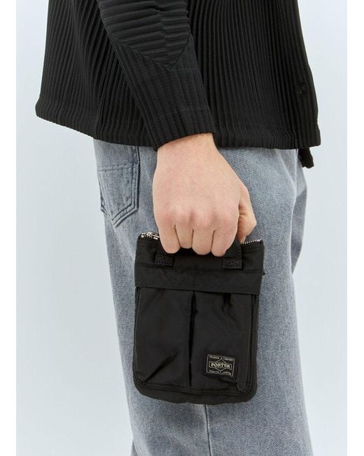 Porter-Yoshida and Co Black Mini Helmet Shoulder Bag