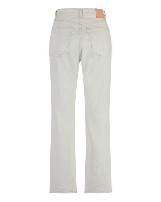 Acne Gray 5-Pocket Jeans