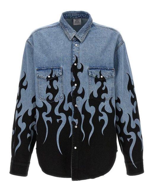 Vetements Blue 'Fire' Jacket