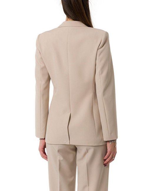 ジャケット Liu Jo DOUBLE BREASTED JACKET Liu Jo Double-Breasted Blazer in Natural | Lyst