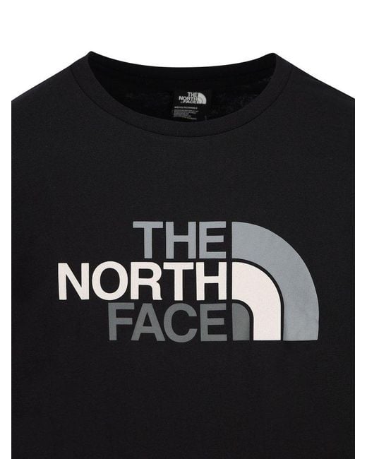 The North Face Black Logo Printed Crewneck T-shirt for men