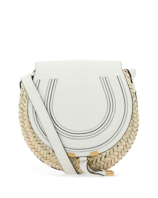 Chloé Leather Small Marcie Basket Crossbody Bag | Lyst