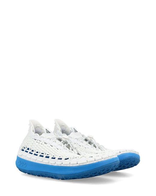 Nike Blue Acg Watercat+ Lace-up Sneakers