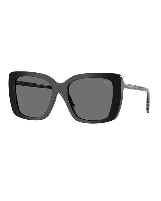 Burberry Gray Square Frame Sunglasses