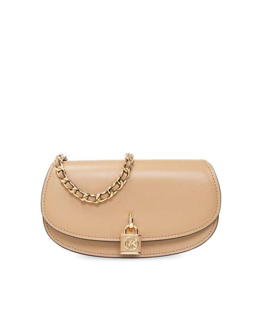 MICHAEL Michael Kors Natural 'mila Small' Shoulder Bag