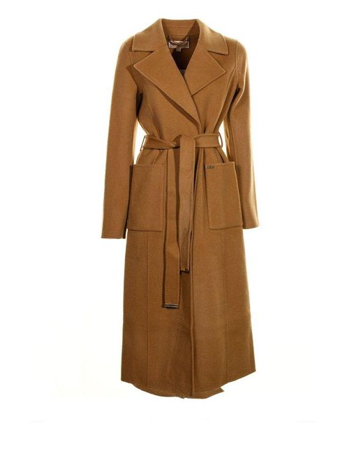 MICHAEL Michael Kors Brown Double Breasted Trench Coat