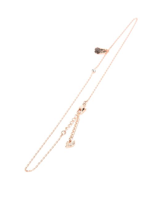 Buy Swarovski Swarovski Symbolic Necklace, White, Rose-gold tone plated