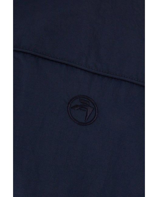 Ambush Blue Logo Embroidered Track Jacket for men