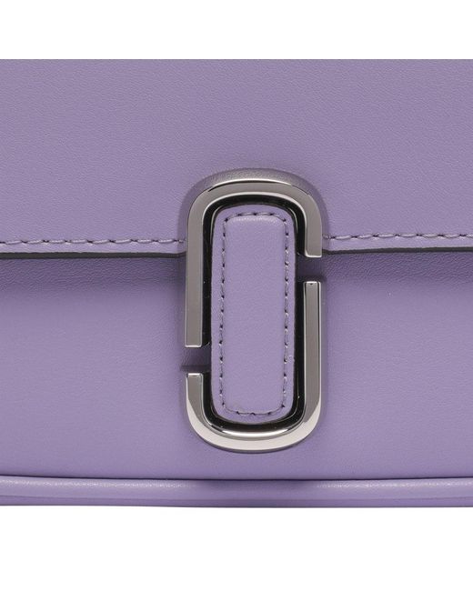 Marc Jacobs Purple The J Marc Mini Leather Shoulder Bag