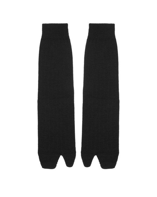 Maison Margiela Black Tabi-Toe Socks