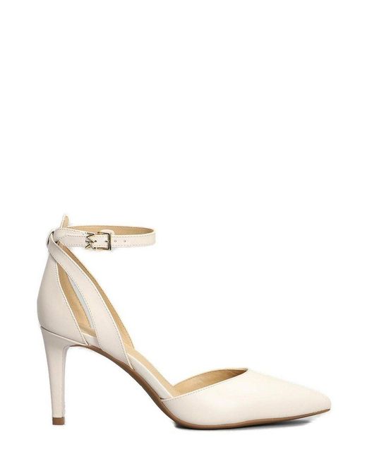 MICHAEL Michael Kors Natural Pointed Toe Buckled Pumps