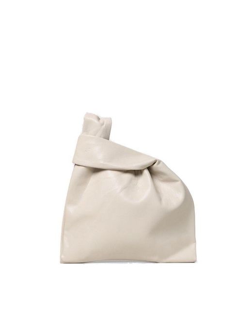 Nanushka Natural Jen Top Handle Bag
