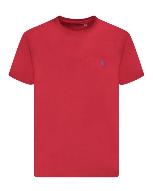 Polo Ralph Lauren Logo-embroidered Crewneck T-shirt for men